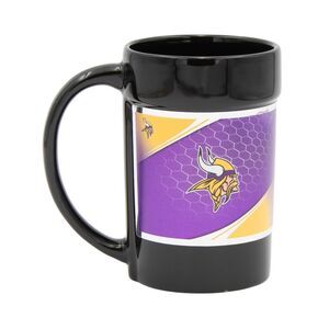 NFL Minnesota Vikings 15 oz. Black Ceramic Coffee Mug